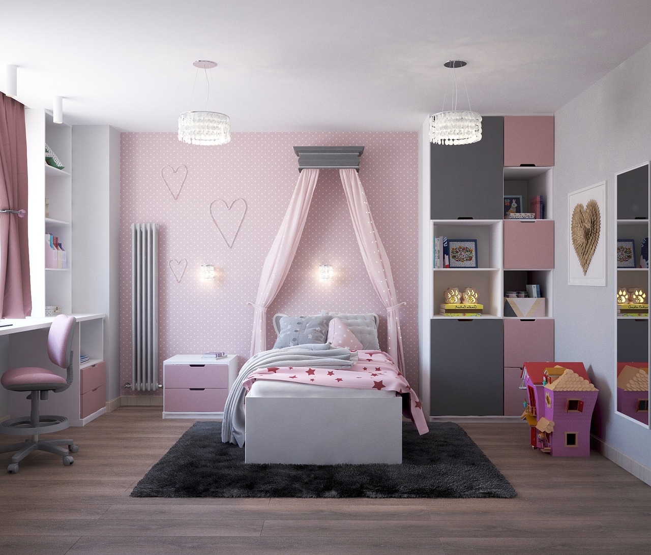 Quelques idées pour créer une chambre parfaite pour votre petite princesse