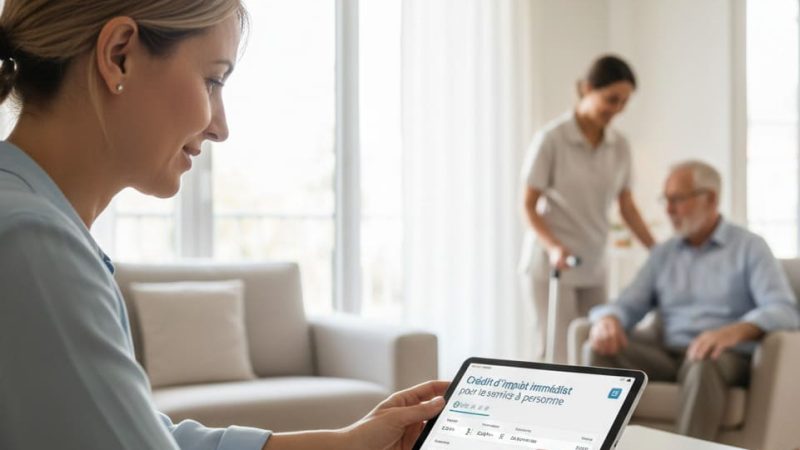 Le crédit d&rsquo;impôt immédiat pour le service à la personne expliqué
