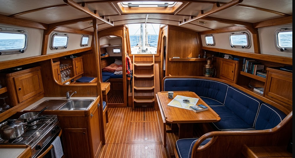 Sellier marin : confection de tauds, capotes et coussins pour bateaux et yachts